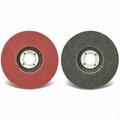 Cgw Abrasives Economy Fiberglass Backed Unitized Depressed Center Wheel, 4-1/2 in Dia, Aluminum Oxide Abrasive 72071